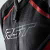 Veste RST Sabre Airbag cuir - noir/blanc/rouge taille L