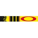 Masque OAKLEY Crowbar Pinned Race Yellow/Red écran Fire Iridium