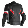 Veste RST Sabre Airbag cuir - noir/blanc/rouge taille M