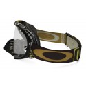 Masque OAKLEY Crowbar Enduro Mosh Pit Gold écran transparent