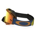 Masque OAKLEY Crowbar Biohazard orange écran Fire Iridium