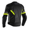 Veste RST Sabre Airbag cuir - noir/jaune fluo taille S