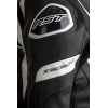 Blouson RST Tractech EVO 4 cuir - noir bandes blanches taille XS