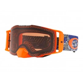 Masque OAKLEY Front Line Dazzle Dyno Blue écran Prizm MX Bronze
