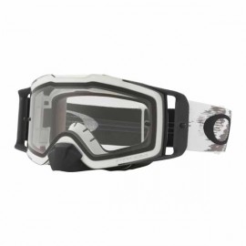 Masque OAKLEY Front Line Race-Ready Roll-Offs Matte White Speed écran transparent