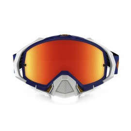 Masque OAKLEY Mayhem Pro Shockwave Blue écran Fire Iridium