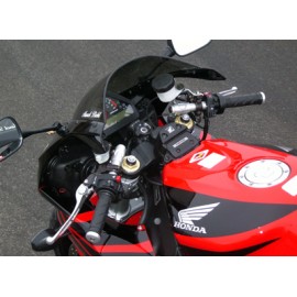 Guidons bracelets relevés LSL Tour Match argent Honda CBR1000RR