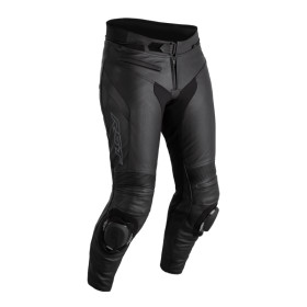 Pantalon RST Sabre CE cuir - noir/noir taille XS court