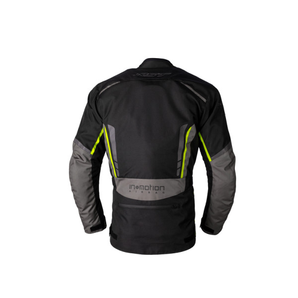 Veste RST Axiom Plus Airbag CE textile - noir/gris/jaune fluo taille S