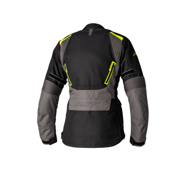 Veste femme RST Endurance CE textile - noir/gris/jaune fluo taille XS