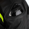 Veste RST Sabre CE cuir - noir/gris/jaune fluo taille XXL