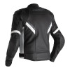 Veste RST Sabre CE cuir - noir/noir/blanc taille M