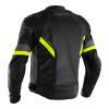 Veste RST Sabre CE cuir - noir/gris/jaune fluo taille XL
