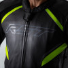 Veste RST Sabre CE cuir - noir/gris/jaune fluo taille XL