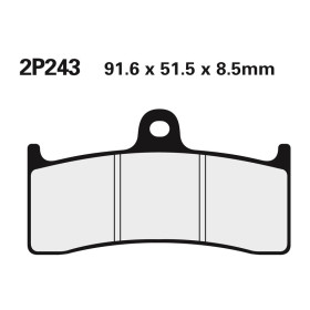 Plaquette de frein Nissin 2P243SS semi-metallique