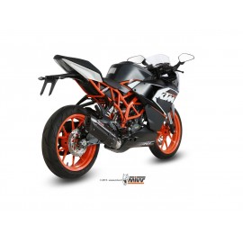 Ligne complète MIVV SUONO acier noir KTM RC125