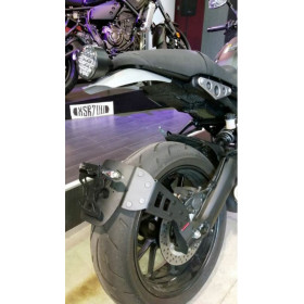 Support de plaque ACCESS DESIGN déporté "ras de roue" noir Yamaha XSR900