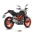 Ligne complète MIVV SUONO inox/casquette carbone KTM 390 Duke