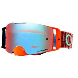 Masque OAKLEY Front Line MX Equalizer Orange/Blue écran Prizm MX Sapphire Iridium