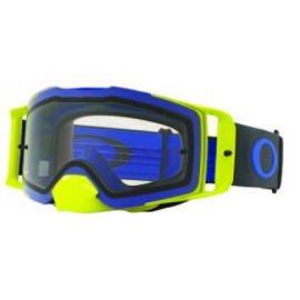 Masque OAKLEY Front Line MX bleu/vert écran transparent
