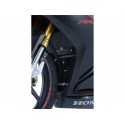 Protection de Radiateur R&G RACING alu noir Honda CBR250RR