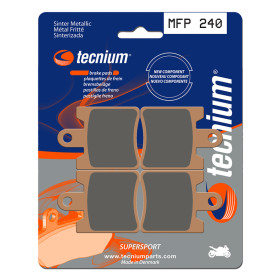 Plaquettes de frein TECNIUM MFP240 métal fritté