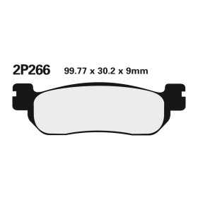 Plaquette de frein Nissin 2P266NS semi-metallique s