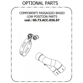 Kit de rabaissement d'échappement MIVV BMW S1000 XR
