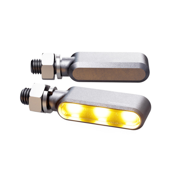 Feux LED Moto 3 En 1 - 12V - Clignotants, Feux De Jour Et Feux De Freinage - Étanche IP68 - 1500 Lumens