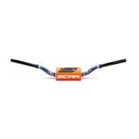 Guidon SCAR O² 28.6mm RC Mini 65/85 High - Graphic Colour bleu