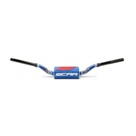 Guidon SCAR O² 28.6mm RC Mini 65/85 High - Graphic Colour bleu