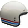 Casque BELL Custom 500 Stripes Pearl blanc taille XS