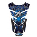 Protection de réservoir MOTOGRAFIX Street Style 4pcs bleu Suzuki Bandit