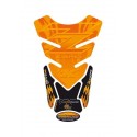 Protection de réservoir MOTOGRAFIX 4pcs orange Kawasaki