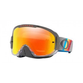 Masque OAKLEY O Frame 2.0 Pro MX - TLD Grey Stripes écran Fire Iridium
