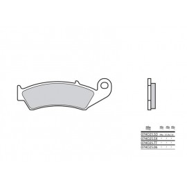 Plaquettes de frein BREMBO 07HO25SX métal fritté