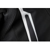Veste cuir RST TracTech Evo 5 CE homme - noir/blanc/noir