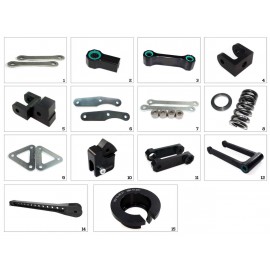 Kit de rehausse de selle TECNIUM construction 9 Suzuki DL1000 V-Strom 