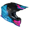 Casque JUST1 J12 Unit Blue/Pink taille XL