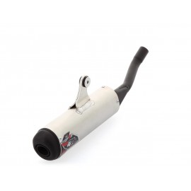 Silencieux 2 temps ART aluminium/casquette ABS noir Yamaha YZ125