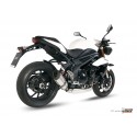 Silencieux MIVV Suono inox/casquette carbone Triumph Speed Triple 1050