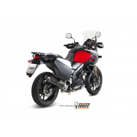 Silencieux MIVV Oval Carbon Cap carbone Suzuki DL1000 V-Strom