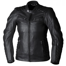 Veste cuir RST Roadster Air CE femme - noir