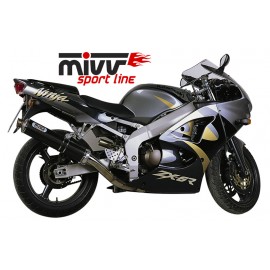 Silencieux MIVV Oval Classic carbone Kawasaki ZX-6R/RR