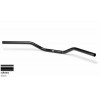 Guidon 25.4mm Roadster acier LSL noir