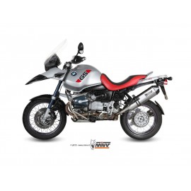 Silencieux MIVV Speed Edge inox/casquette carbone BMW R1150GS