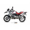 Silencieux MIVV Speed Edge inox/casquette carbone BMW R1150GS