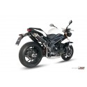 Silencieux double MIVV GP carbone Triumph Speed Triple