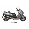 Ligne complète MIVV Urban inox brossé/abs noir Yamaha Majesty 400