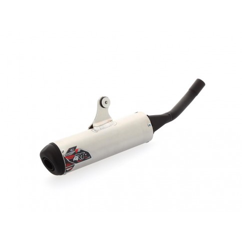 Silencieux 2 temps ART aluminium/casquette ABS noir TM EN 250/300